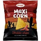Spicy pepper corn chips MEX. TORTILLA CHIPS, 90 g