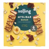 Bars with bananas SALLING, 6x25 g