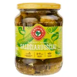 Marinated SWEET-SOUR cucumbers, 680 / 340 g