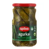 Marinated cucumbers SPILVA, 670 / 360 g