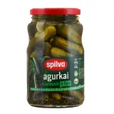 Marinated cucumbers SPILVA, 1600 g / 900 g