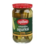 Marinated cucumbers SPILVA, sliced, 460 / 240 g