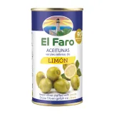 Green olives stuffed with lemon EL FARO, 370 ml / 150 g