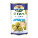 Green olives stuffed with tuna EL FARO, 370 ml / 150 g