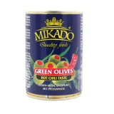 Olives MIKADO with pepper filling, 280 g / 90 g