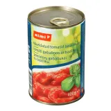 Diced tomatoes with basil RIMI, 400 g
