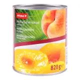 Персиковые половинки в сиропе RIMI, 820 г / 470 г