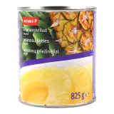 Canned pineapple slices in syrup RIMI, 825 g / 490 g