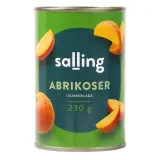 Canned apricots SALLING, 410 g / 230 g
