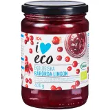 Organic lingonberry jam I LOVE ECO, 400 g