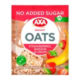Oat porridge AXA with cream, strawberry, banana, 40 g