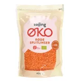 Organic split red lentils SALLING EKO, 400 g