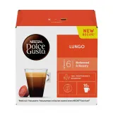 Coffee capsules DOLCE GUSTO LUNGO, 16 x 5,6 g