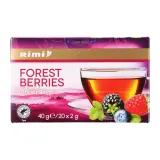 Black tea with forest berries RIMI, 20 pcs. 40 g