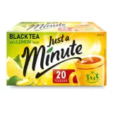 Black tea JUST A MINUTE LEMON, 20 x 1.4 g