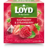 Fruit tea with raspberry and strawberry LOYD, 20 x 2 g