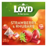 Fruit tea with strawberry and rhubarb LOYD, 20 x 2 g