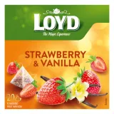 Strawberry vanilla flavor fruit tea LOYD, 20 pcs.