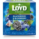 Fruit tea with blueberry blackberry LOYD, 20 pcs.