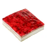 Cake with cottage cheese and raspberries, 1 kg/300 g