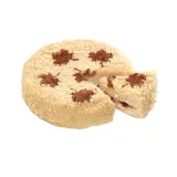Napoleon cake with cranberry (medium), 1 kg