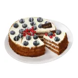 Cake with berries (medium), 1 kg
