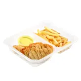 Fried chicken fillet with fries, 300 g