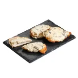 Pork loin steak with cheese and mushrooms, 170 g