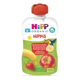 Ekol. apple banana strawberry puree HIPP, 100 g