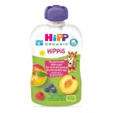 Ekol. apple banana berry puree HIPP, 100 g