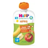 Organic apple banana puree HIPP BIO, 4 months, 100 g