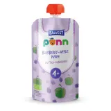 Organic blueberry apple puree PONN, 4 months, 100 g