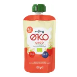 Organic porridge with strawberries and blueberries SALLING EKO, 120 g