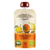 Organic mango, banana, apple puree RŪDOLFS, 110 g