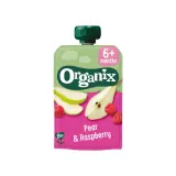 Ekol. puree ORGANIX with pear raspberry 100 g