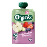 Ekol. puree ORGANIX with apple strawberry blueberry 100 g