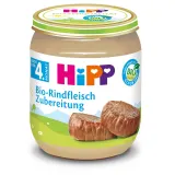 Ekol. beef puree HIPP BIO, 4 months, 125 g