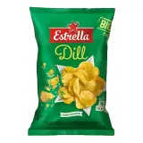 Wavy potato chips with dill ESTRELLA, 180g