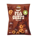 Barbecue flavored pea chips OHO, 100 g