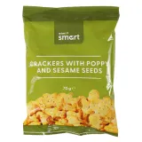 Crackers with poppy and sesame. RIMI SMART, 70g