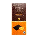 Dark chocolate RIMI with orange pieces, 100 g