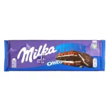 Milk chocolate with cookie pieces, MILKA OREO, 300 g