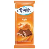 Milk chocolate with TOFFEE filling ALPINELLA, 100 g