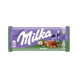 Milk chocolate MILKA with crushed hazelnuts, 90 g
