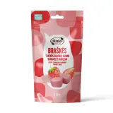 Crispy caramel cubes RŪTA STRAWBERRY, 120 g