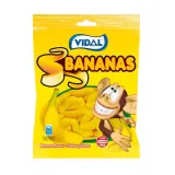 Banana Flavor Gummy VIDAL BANANAS, 90 g