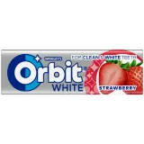 Chewing gum ORBIT WHITE STRAWBERRY, 14 g