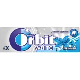 Mint flavored chewing gum ORBIT WHITE, 14 g