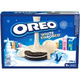 Sausainiai aplieti bal. šok. MILK OREO, 246 g