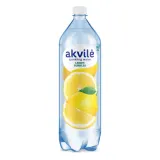 Carbonated lemon flavored table water AKVILĖ, 1.5 l